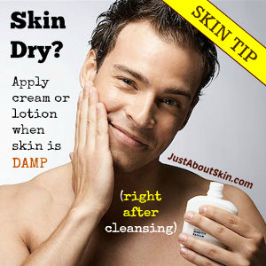 Skin Tip - Moisturize On Damp Skin 
