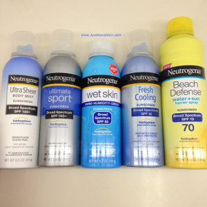 Neutrogena Sunscreen Sprays 300px