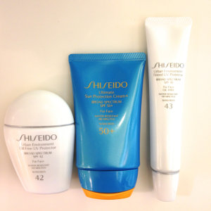 Shiseido sunscreens 300px
