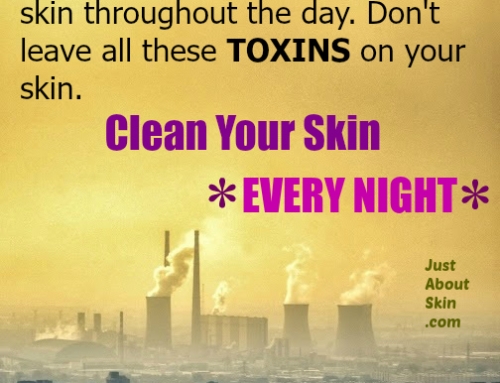 Toxins from Pollution – Yuck, Clean Your Skin Every Night!